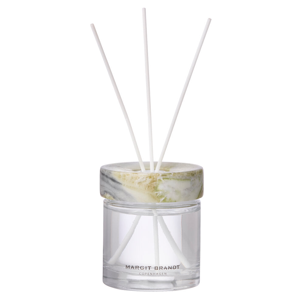 Marmor diffuser, sort/grøn - 200 ml